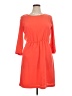 Gap 100% Polyester Solid Orange Casual Dress Size 14 - photo 1