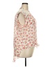 No Boundaries 100% Polyester Floral Ivory Sleeveless Blouse Size XXL - photo 4