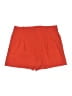 Madewell 100% Polyester Solid Red Shorts Size 0 - photo 1