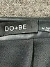 Do & Be 100% Polyester Metallic Black Skort Size M - photo 3