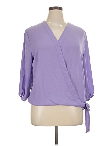 New York & Company 3/4 Sleeve Blouse (view 1)