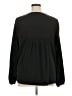 Lilly Pulitzer 100% Polyester Black Long Sleeve Blouse Size XL - photo 2