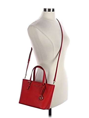 MICHAEL Michael Kors Leather Satchel (view 2)