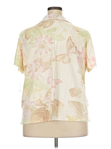 Caribbean Joe Short Sleeve Blouse (view 2)