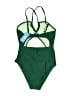 Cupshe Solid Green One Piece Swimsuit Size S - photo 2