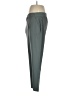 Apana Solid Gray Teal Casual Pants Size M - photo 5