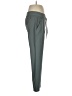Apana Solid Gray Teal Casual Pants Size M - photo 4