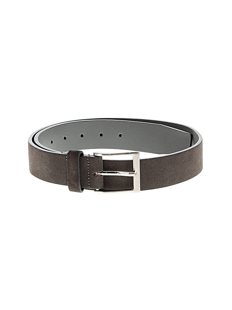 Pre-owned Assorted Brands Leather Belt In Brown