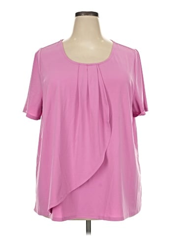Cj Banks Short Sleeve Blouse (view 1)