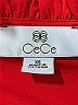 CeCe 100% Polyester Red Casual Dress Size XS - photo 7