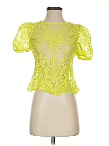 Peach Short Sleeve Top (view 1)