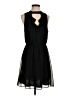BCBGeneration 100% Polyester Solid Black Cocktail Dress Size S - photo 1
