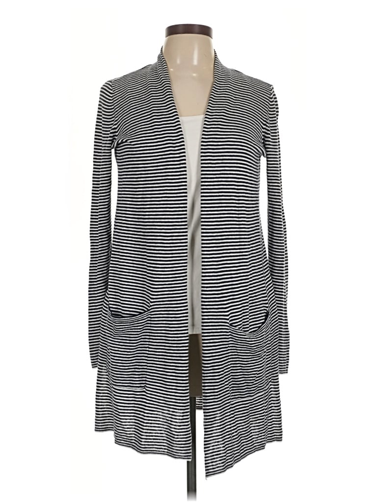 Pre-owned Ann Taylor Loft Cardigan Sweater In Gray