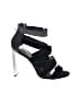 BCBGMAXAZRIA Runway 100% Leather Black Sandals Size 6 - photo 1