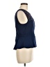 BCBGMAXAZRIA Blue Sleeveless Blouse Size M - photo 4