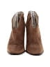DaniBlack 100% Leather Brown Ankle Boots Size 7 1/2 - photo 2