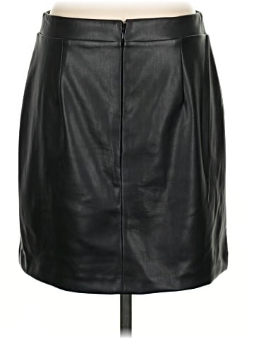 Ann Taylor LOFT Faux Leather Skirt (view 2)