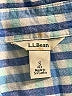 L.L.Bean Checkered-gingham Blue Long Sleeve Button-Down Shirt Size S (petite) - photo 7