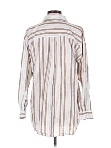 Ann Taylor LOFT Long Sleeve Button-Down Shirt (view 2)