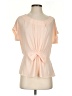 Bellatrix 100% Polyester Pink Short Sleeve Blouse Size S - photo 1