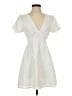 Lulus Solid White Casual Dress Size S - photo 1