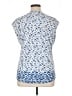 Daniel Rainn Blue Short Sleeve Blouse Size XL - photo 2