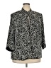 Alex Evenings Print Black Jacket Size 3X - photo 1