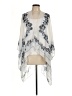 Charlotte Russe 100% Polyester Silver Kimono Size M - photo 1