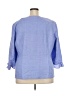 Leslie Fay 100% Polyester Blue Blazer Size 22 - photo 2