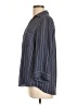Iz Byer 100% Polyester Stripes Blue 3/4 Sleeve Blouse Size L - photo 5