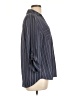 Iz Byer 100% Polyester Stripes Blue 3/4 Sleeve Blouse Size L - photo 4