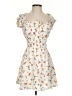Copper Key Floral White Cocktail Dress Size XS - photo 1