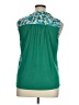 Market and Spruce 100% Polyester Teal Sleeveless Blouse Size XL - photo 2