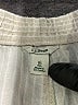 L.L.Bean 100% Linen Stripes Silver Linen Pants Size 16 - photo 4