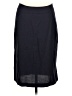 Theory Solid Black Wool Skirt Size 10 - photo 1