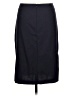 Theory Solid Black Wool Skirt Size 10 - photo 2