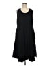 Edited by Remi Bader Solid Black Casual Dress Size 3X - photo 1