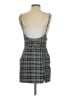 Love Tree Plaid Gray Casual Dress Size S - photo 2