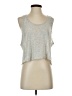 Topshop Silver Gray Tank Top Size 4 - photo 1