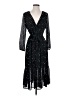 Point Sur 100% Polyester Stars Black Cocktail Dress Size 2 - photo 1