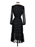 Point Sur 100% Polyester Stars Black Cocktail Dress Size 2 - photo 2