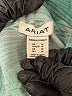 Ariat 100% Cotton Chevron-herringbone Teal Long Sleeve Button-Down Shirt Size M - photo 7