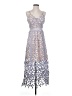 Elliatt 100% Polyester Gray Cocktail Dress Size S - photo 1