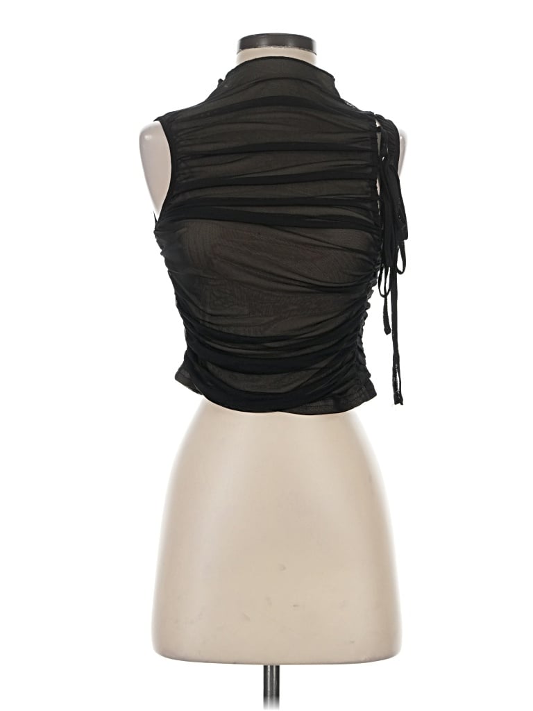 Pre-owned Cider Sleeveless Blouse In Black