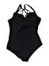 Torrid Solid Black One Piece Swimsuit Size 1X Plus (1) - photo 2