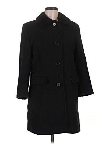 Larry Levine Wool Coat (view 1)