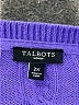 Talbots Purple Pullover Sweater Size 2X - photo 7