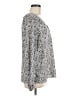 Ann Taylor LOFT Outlet 100% Polyester Gray Long Sleeve Blouse Size M - photo 4