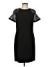 Ann Taylor 100% Polyester Black Cocktail Dress Size 12 - photo 1