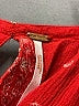 Free People 100% Rayon Red Long Sleeve Blouse Size L - photo 7